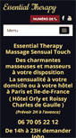 Mobile Screenshot of essentialtherapy.fr