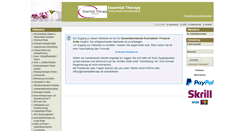 Desktop Screenshot of essentialtherapy.de
