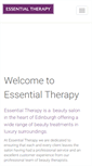 Mobile Screenshot of essentialtherapy.uk.com