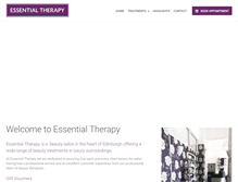 Tablet Screenshot of essentialtherapy.uk.com